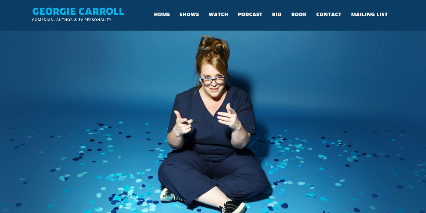 Georgie Carroll homepage