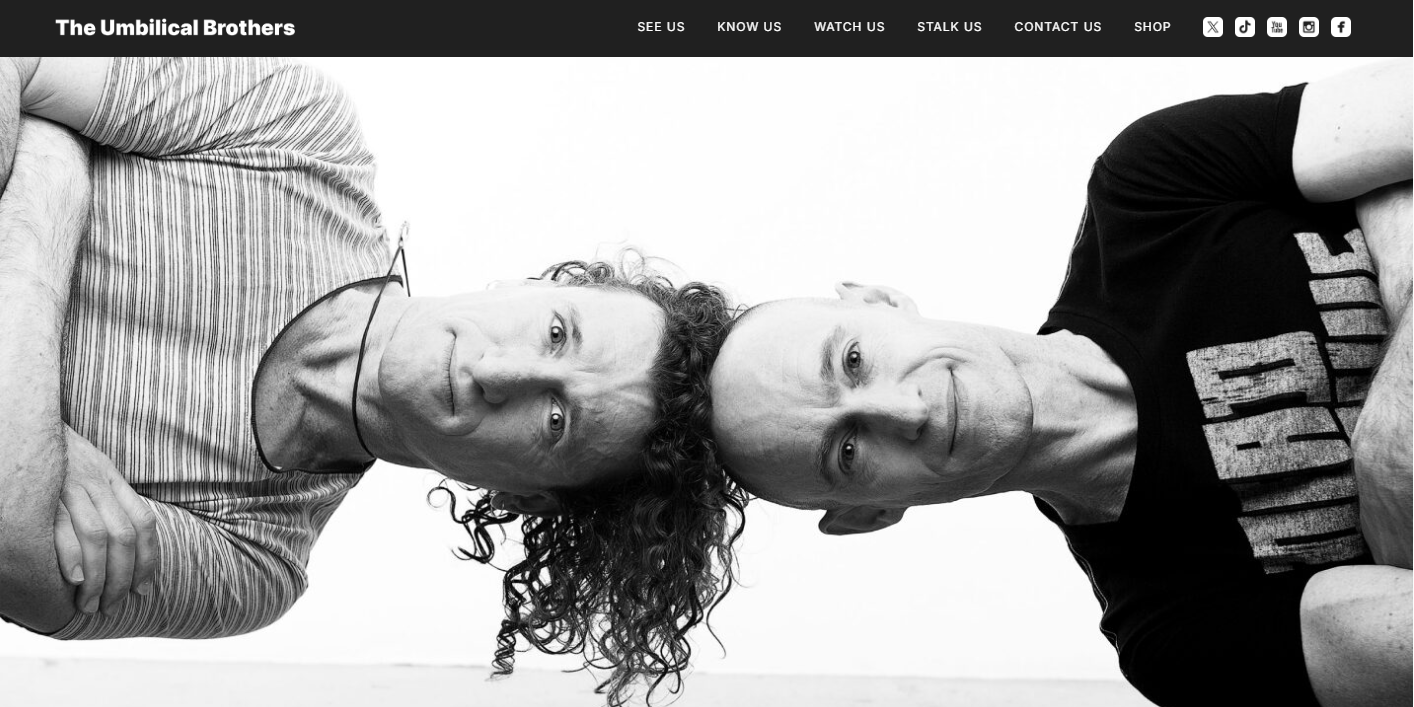 Umbilical Brothers homepage
